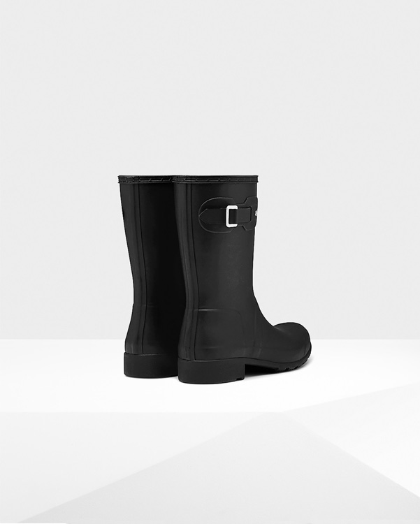  Hunter women's original tour short wellington boots : black