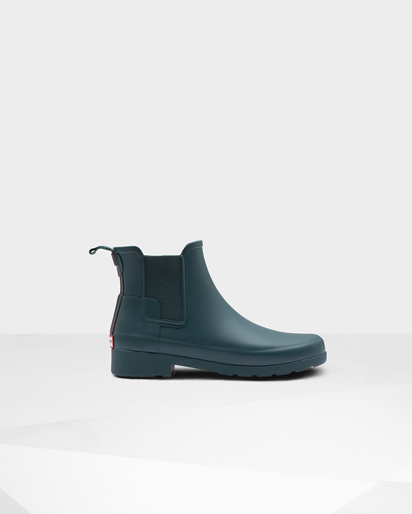  Hunter women's original refined chelsea boots : ivy