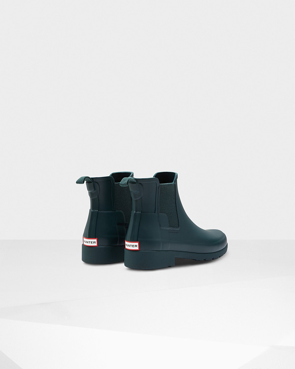  Hunter women's original refined chelsea boots : ivy