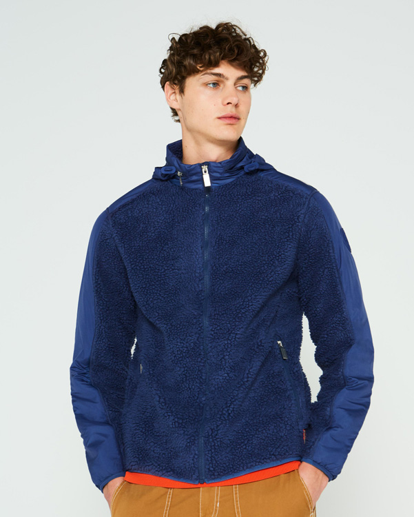  Hunter men's original midlayer fleece : peak blue