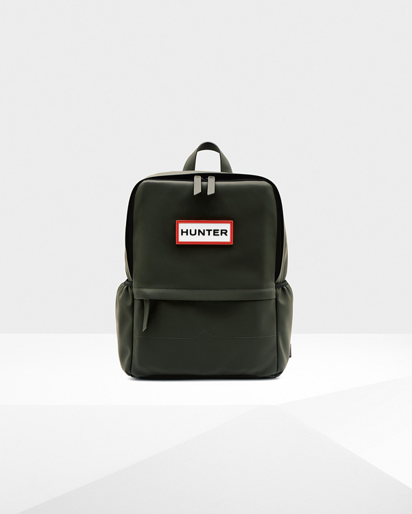  Hunter original rubberised backpack : dark olive