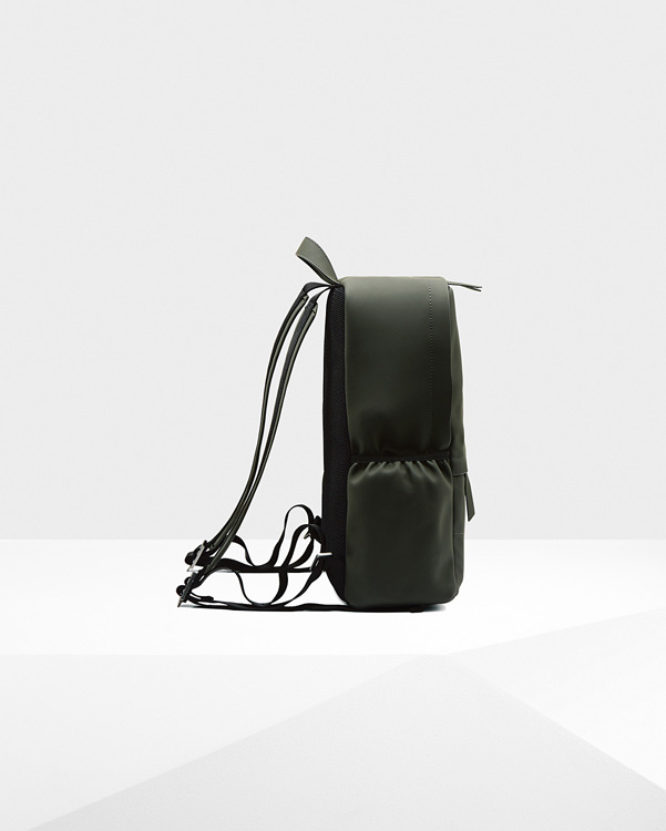  Hunter original rubberised backpack : dark olive