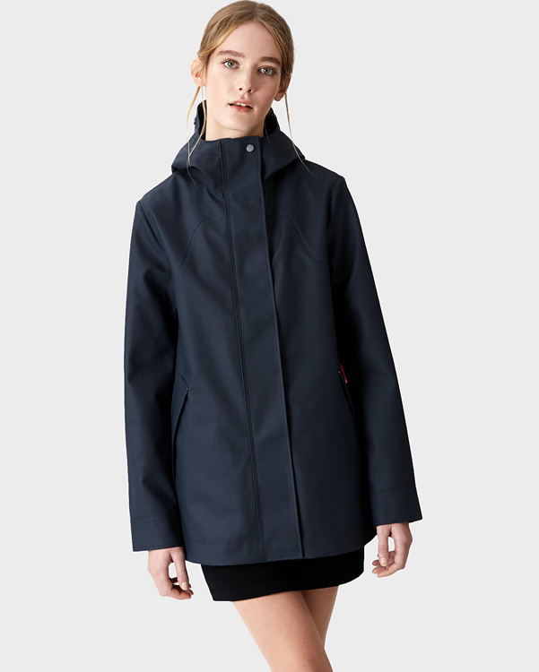  Hunter women's original rubberised smock : navy