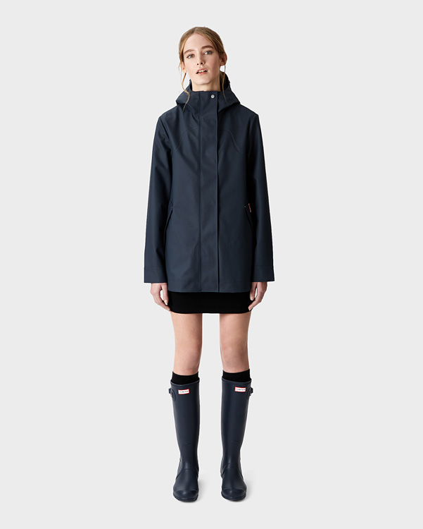  Hunter women's original rubberised smock : navy