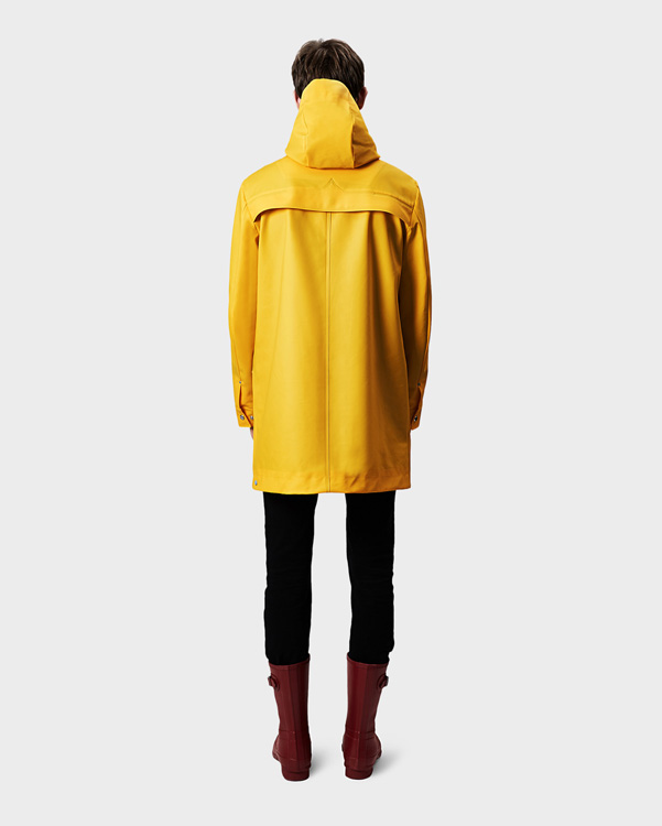  Hunter men's original rubberised hunting coat : yellow