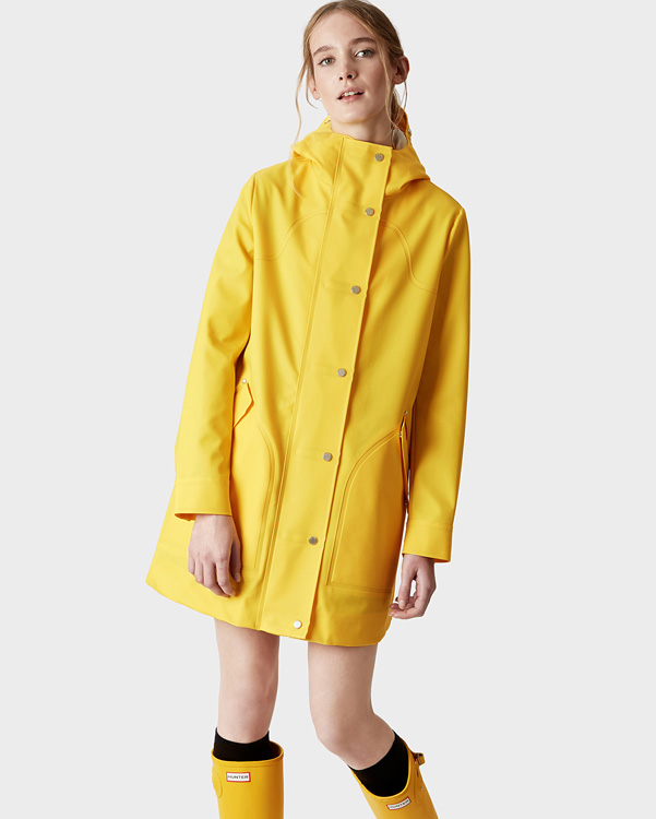  Hunter women's original rubberised hunting coat : yellow