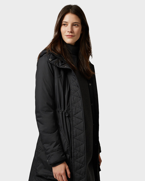  Hunter women's original insulated parka : black