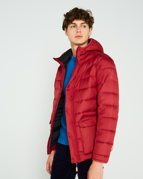  Hunter men's original puffer jacket : military red