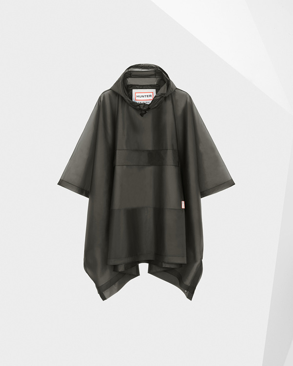  Hunter original vinyl poncho : dark slate