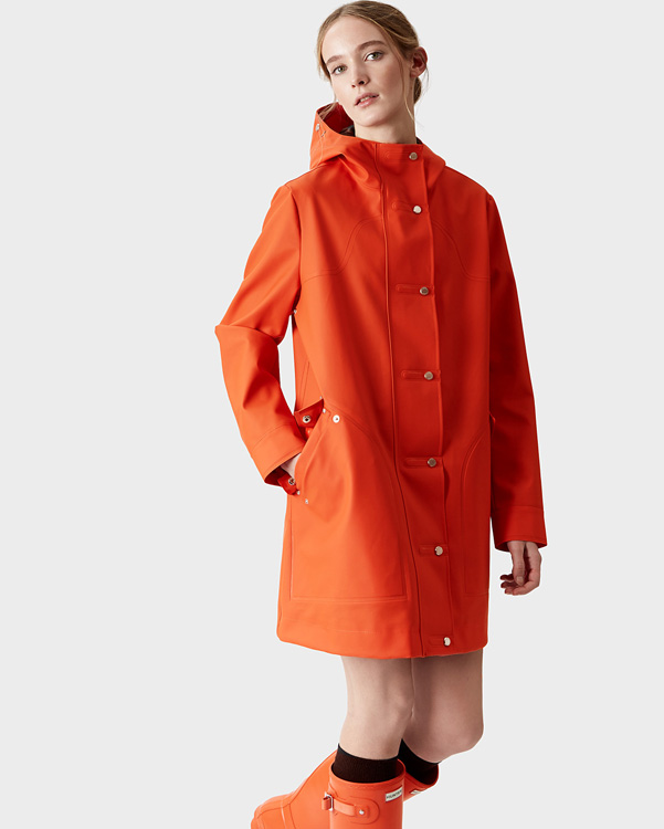  Hunter women's original rubberised hunting coat : orange