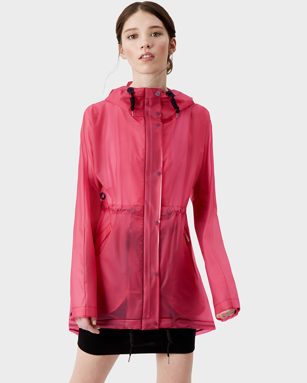  Hunter women's original vinyl smock : bright pink