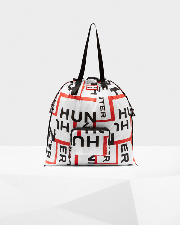  Hunter original exploded logo packable tote : exploded logo