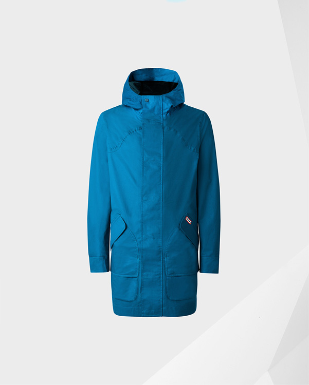  Hunter men's original cotton hunting coat : ocean blue