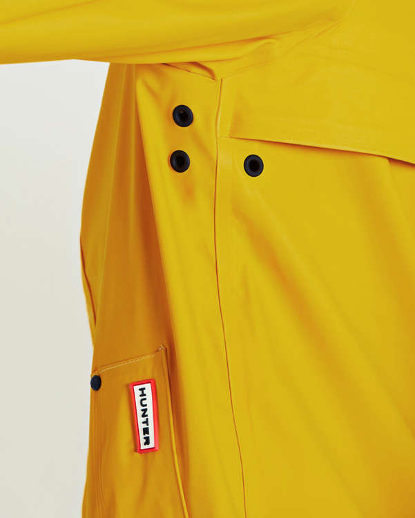  Hunter men's original lightweight rubberised bomber jacket : yellow