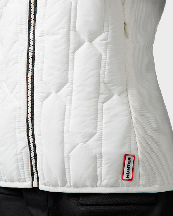  Hunter women's original midlayer gilet : white